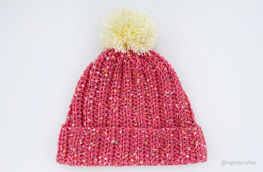 Pink Lady – (Very) Easy Hat – Free Crochet Pattern