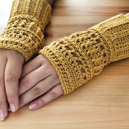 Fingerless Gloves #3 Crochet Pattern PDF