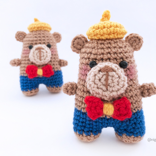 Elliot the Bear Amigurumi Crochet Pattern PDF