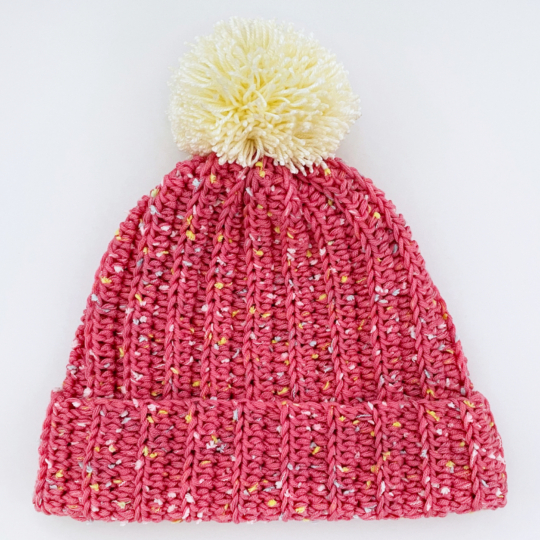 Pink Lady Hat Crochet Pattern PDF