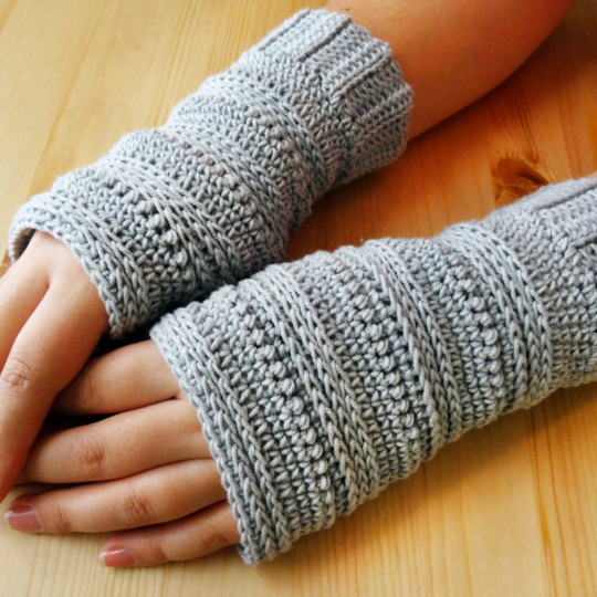 Fingerless Gloves #1 Crochet Pattern PDF