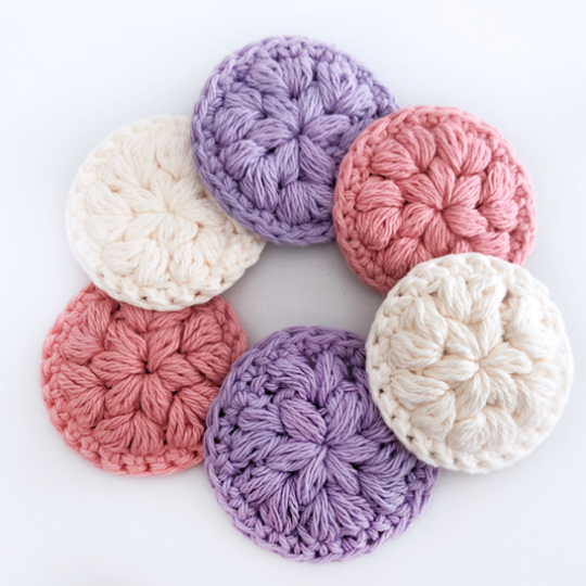 Reusable Face Scrubbies Crochet Pattern PDF
